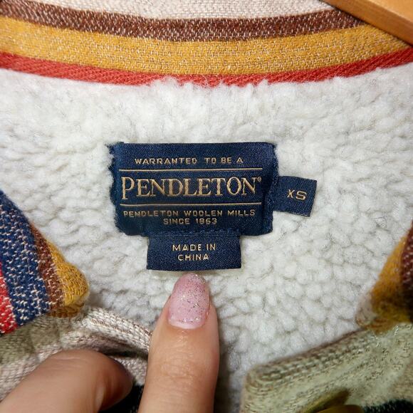 Pendleton WILDWOOD DOUBLESOFT SHIRT JACKET BRIDGER MULTI COLOR STRIPE XS - Picture 5 of 7